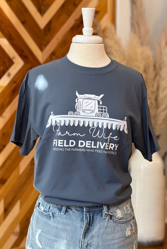 *Whoa Nellie* Farm Wife Field Delivery Tee